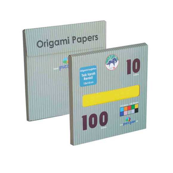 Puzzgami Tek Tarafı Renkli Origami Kağıdı PZ-026