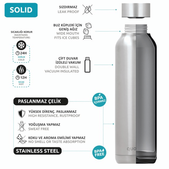 Quokka 4544 Paslanmaz Çelik Matara 510ml