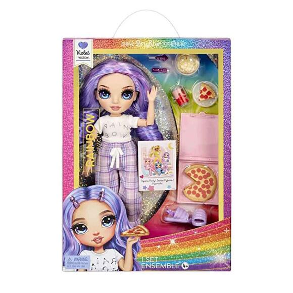 Rainbow High Jr. High Pijama Partisi Bebeği - Violet 503705