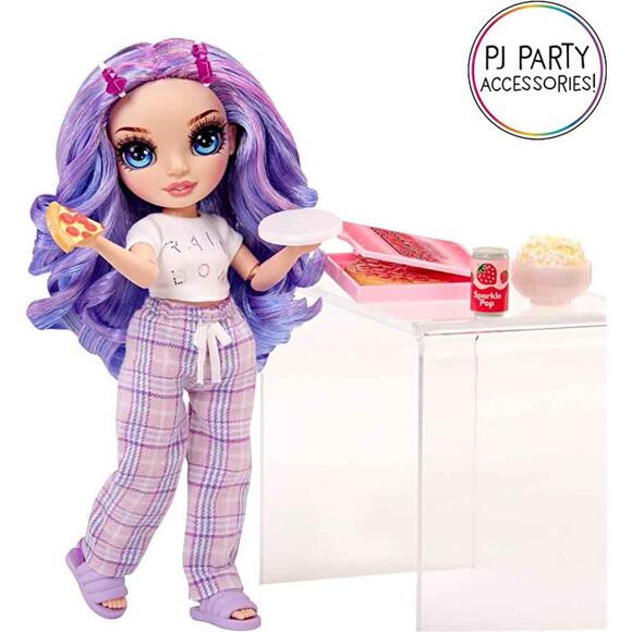 Rainbow High Jr. High Pijama Partisi Bebeği - Violet 503705