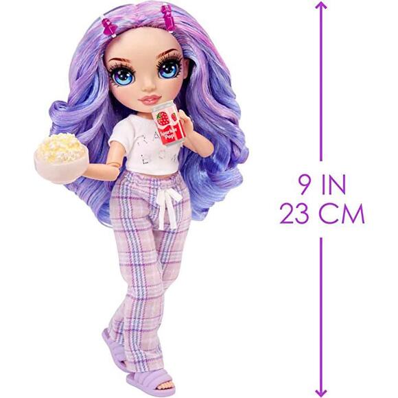 Rainbow High Jr. High Pijama Partisi Bebeği - Violet 503705