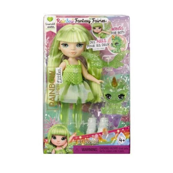 Rainbow High Littles Gökkuşağı Perisi Bebekleri Emerald Hunter 543404