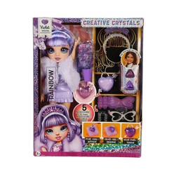 Markasız Oyuncak - Rainbow High Violet - Kristal Serisi Bebeği Seri 2 121404