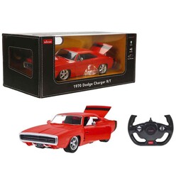 Rastar 1:16 Sesli ve Işıklı 1970 Dodge Charger R/T Uzaktan Kumandalı Araba 2.4Ghz S01099000 - Thumbnail