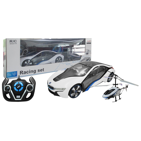 Rastar Bmw i8 Uzaktan Kumandalı Araba ve Helikopter 49600