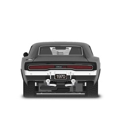 Rastar Uzaktan Kumandalı 1:16 Dodge Charger R:T With Engine Version 2.4Ghz. Siyah S00099010 - Thumbnail