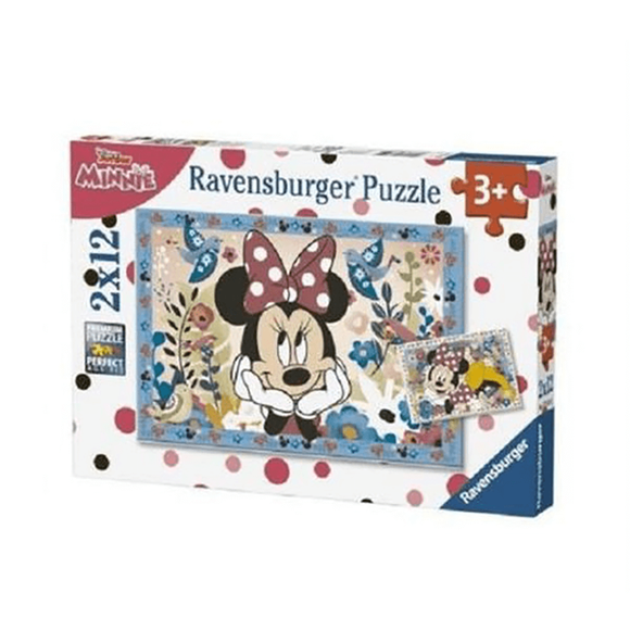 Ravenburger Wd Minnie 2’li Puzzle 12 Parça