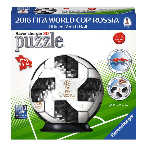 Ravensburger 3D Puzzle 2018 Dünya Kupası Futbol Topu 72 Parça 117512