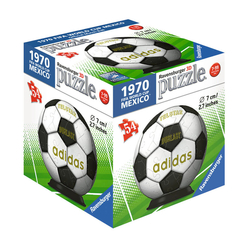 Ravensburger 3D Puzzle Dünya Kupası Futbol Topu 54 Parça 119370 - Thumbnail