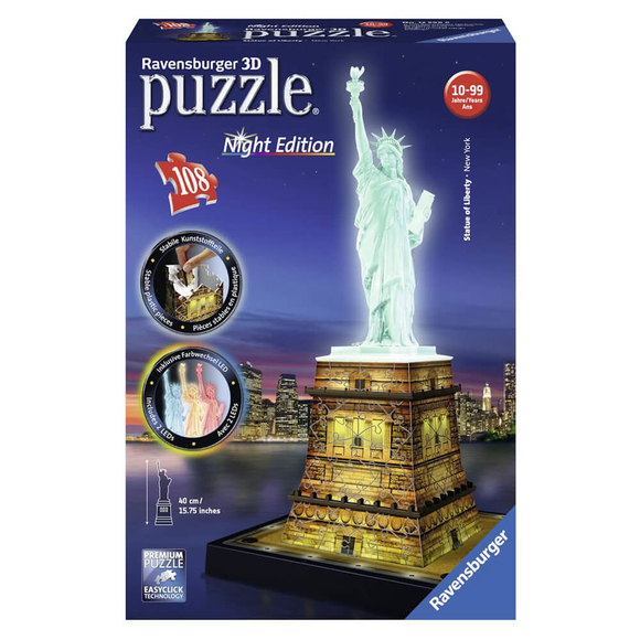 Ravensburger 3D Puzzle Liberty Night 125968