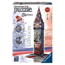 Ravensburger - Ravensburger Big Ben Bayraklar 3D Puzzle 125821