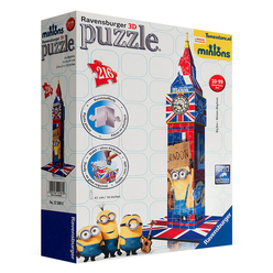 Ravensburger Big Ben Minions 216 Parça 3D Puzzle 125890 - Thumbnail