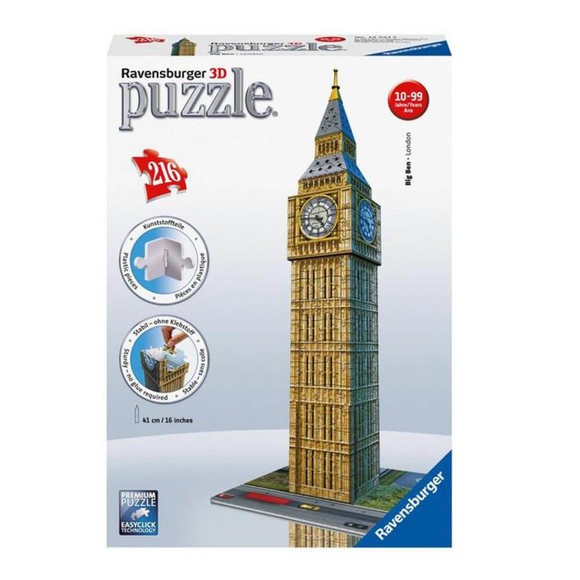 Ravensburger Big Ben Saat Kulesi 216 Parça 3D Puzzle 125548