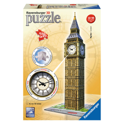 Ravensburger Big Ben With Clock 216 Parça 3D Puzzle 125869 - Thumbnail