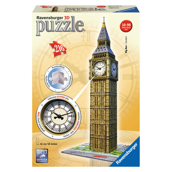 Ravensburger Big Ben With Clock 216 Parça 3D Puzzle 125869