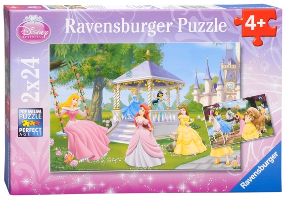 Ravensburger Disney Büyülü Prensesler 2’li 24 Parça Puzzle 88652