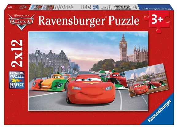 Ravensburger Disney Cars 2’li 12 Parça Puzzle 75546