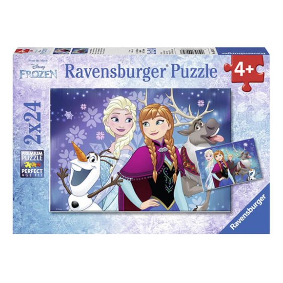 Ravensburger Disney Frozen 2x24 Parça Puzzle 90747