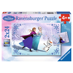 Ravensburger Disney Frozen 2x24 Parçalı Puzzle 091157 - Thumbnail