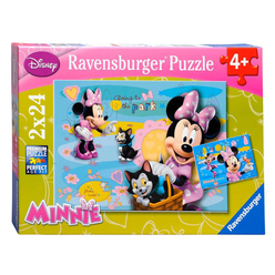 Ravensburger Disney Minnie 2’li 24 Parça Puzzle 88621 - Thumbnail