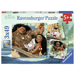Ravensburger Disney Moana 3x49 Parçalı Puzzle 080045 - Thumbnail