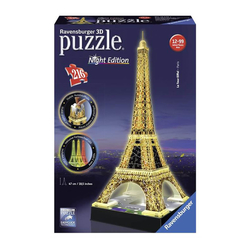 Ravensburger Led Işıklı Eyfel Kulesi 216 Parça 3D Puzzle125791 - Thumbnail