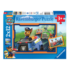 Adore Ravensburger - Ravensburger Paw Patrol 2x12 Parça Puzzle 75911