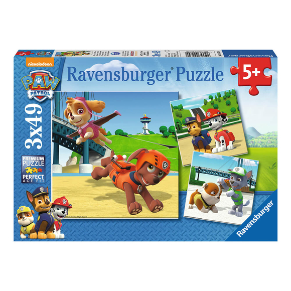 Ravensburger Paw Patrol 3x49 Parça Puzzle 92390
