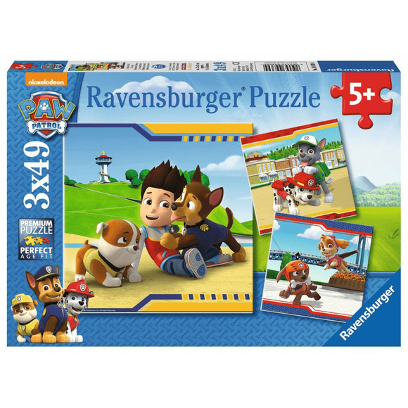 Ravensburger Paw Patrol Kahramanları 3x49 Parçalı Puzzle 093694