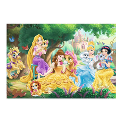 Ravensburger Prensesin Arkadaşları 2x24 Parça Puzzle - Thumbnail