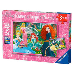 Ravensburger Prenseslerin Dünyası 2x12 Parça Puzzle 076208 - Thumbnail