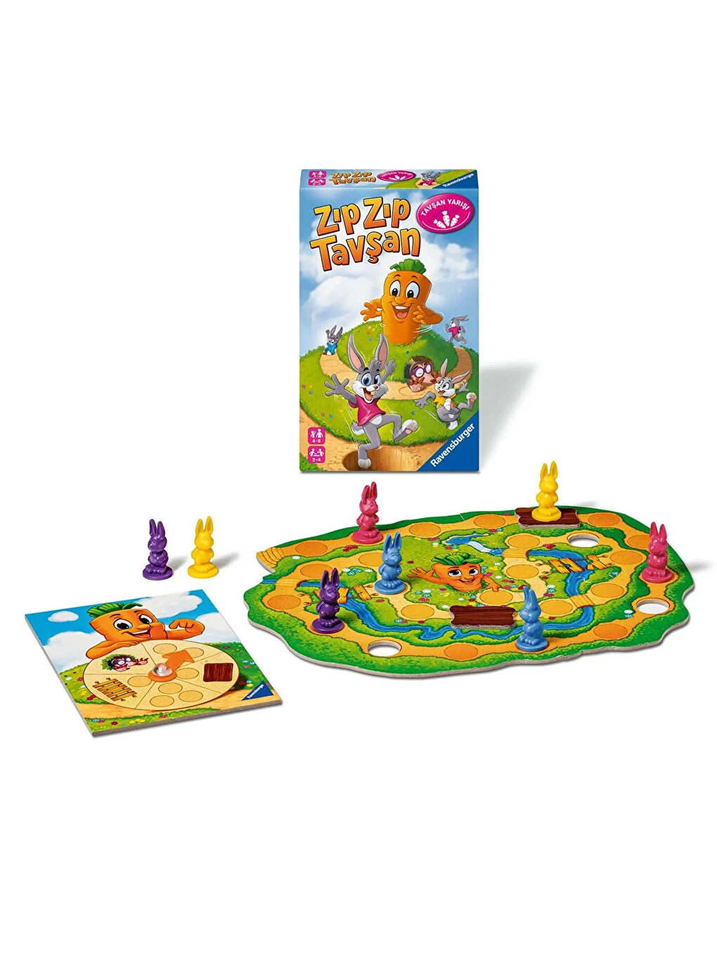 Ravensburger Seyahat Boy Kutu Oyunu ZıpZıp Tavşan 248810 - Thumbnail