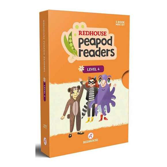 Redhouse Peapod Readers İngilizce Hikaye Seti 4 - Kutulu Başlangıç: Lower A1