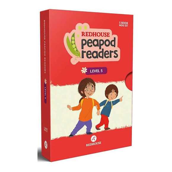 Redhouse Peapod Readers İngilizce Hikaye Seti 5 - Kutulu Başlangıç: Beginner - A1