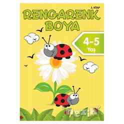 Rengarenk Boya 4-5 Yaş (3. Kitap) - Thumbnail