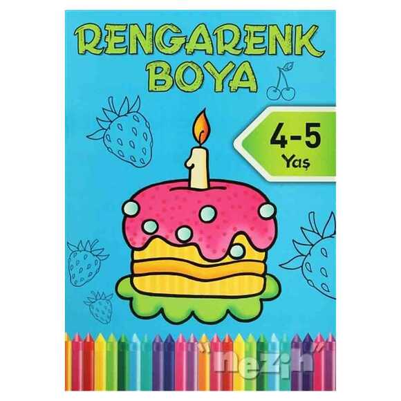 Rengarenk Boya - Mavi Kitap (4/5 Yaş)