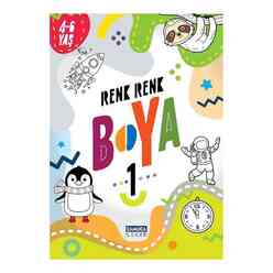 Çamlıca Yayıncılık - Renk Renk Boya 1 (4-6 Yaş)