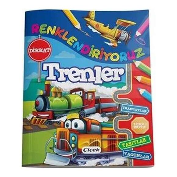 Renklendiriyoruz - Trenler