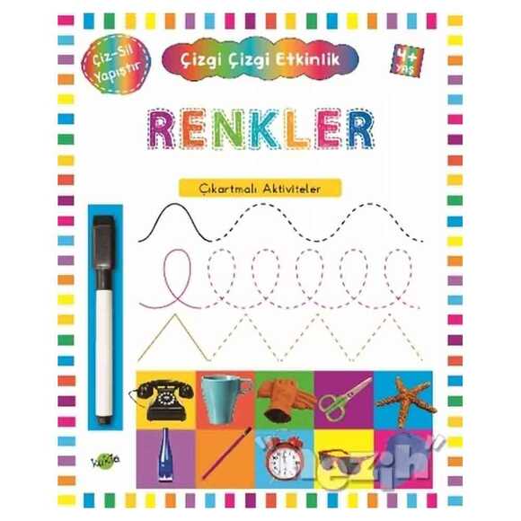 Renkler 4 Yaş ve Üstü - Çizgi Çizgi Etkinlik