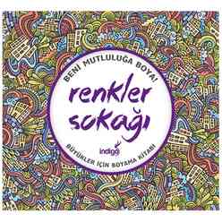 Renkler Sokağı – Büyükler İçin Boyama Kitabı - Thumbnail