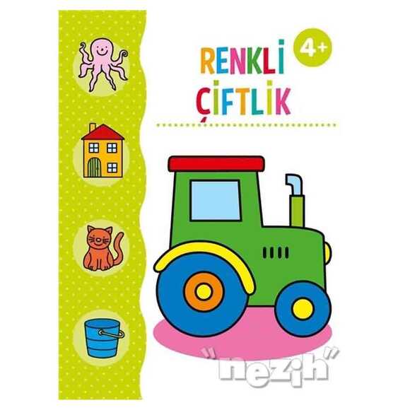 Renkli Çiftlik - Boyama Kitabı