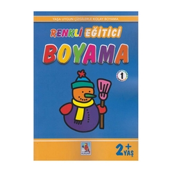 Renkli Eğitici Boyama - 1 2+ Yaş - Thumbnail