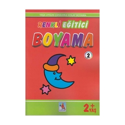 Renkli Eğitici Boyama - 2 2+ Yaş - Thumbnail