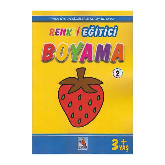 Renkli Eğitici Boyama - 2 3+ Yaş