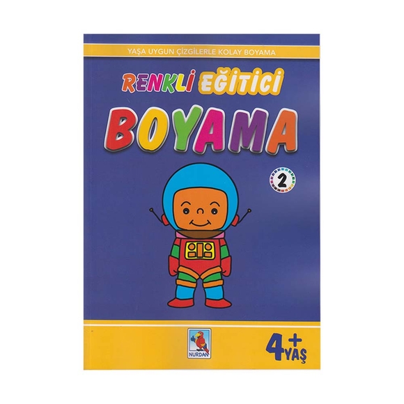 Renkli Eğitici Boyama - 2 4+ Yaş