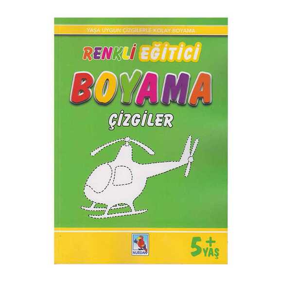 Renkli Eğitici Boyama - Çizgiler 5+ Yaş