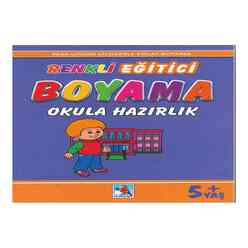 Renkli Eğitici Boyama - Okula Hazırlık +5 Yaş - Thumbnail