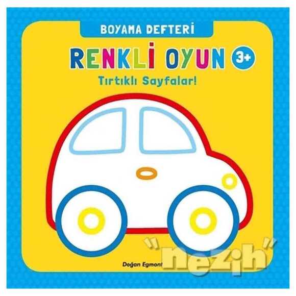 Renkli Oyun Boyama Defteri - Tırtıklı Sayfalar