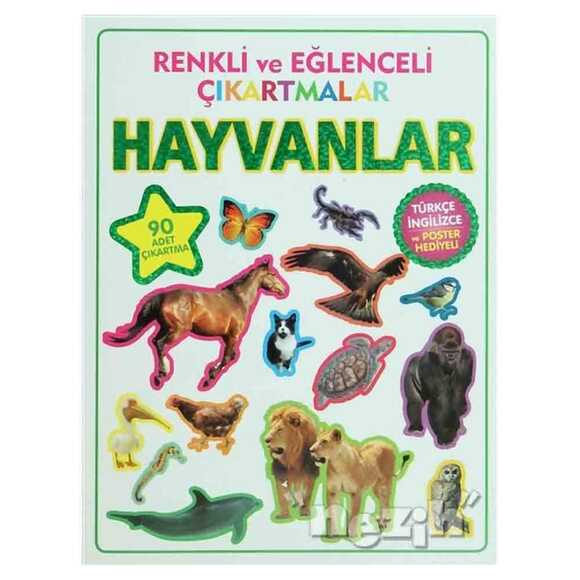 Renkli ve Eğlenceli Çıkartmalar - Hayvanlar (Animals)