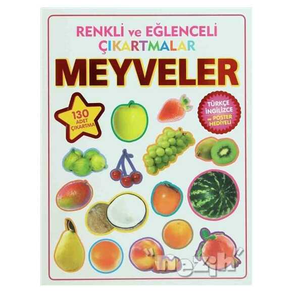 Renkli ve Eğlenceli Çıkartmalar - Meyveler (Fruits)